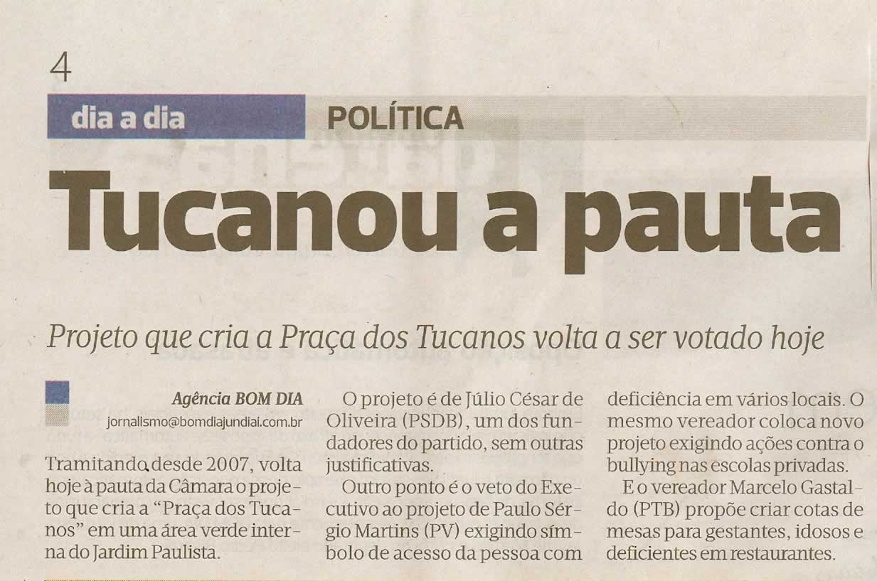 Bom Dia Jundiaí - 09/11/2010
