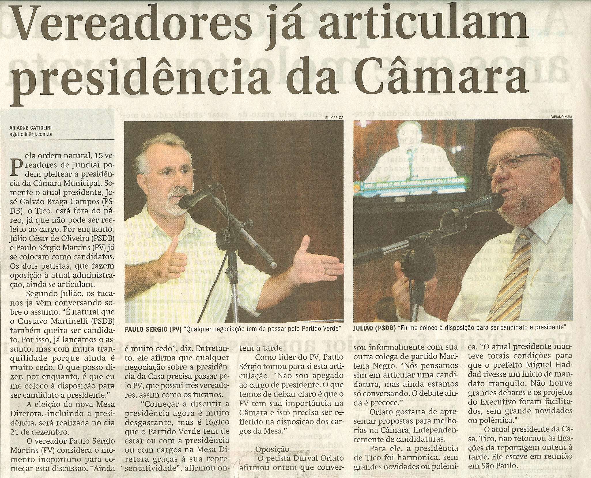 Jornal de Jundiaí - 13/11/2010
