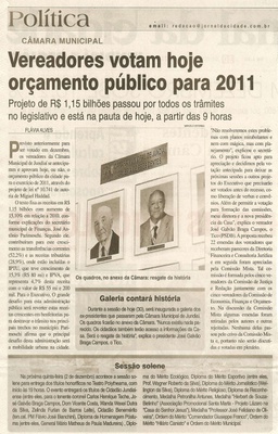 Jornal da Cidade - 30/11/2010