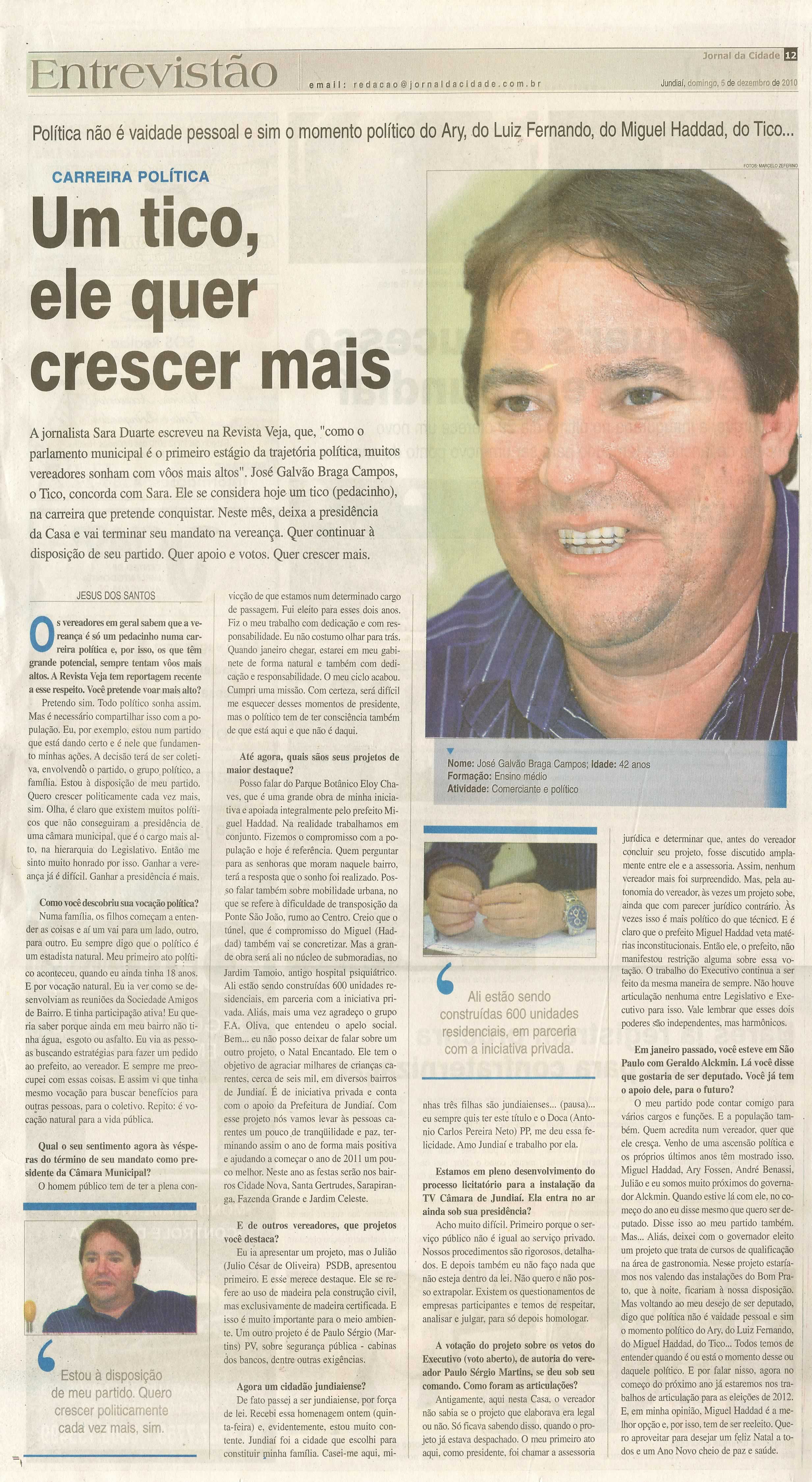 Jornal da Cidade - 05/12/2010