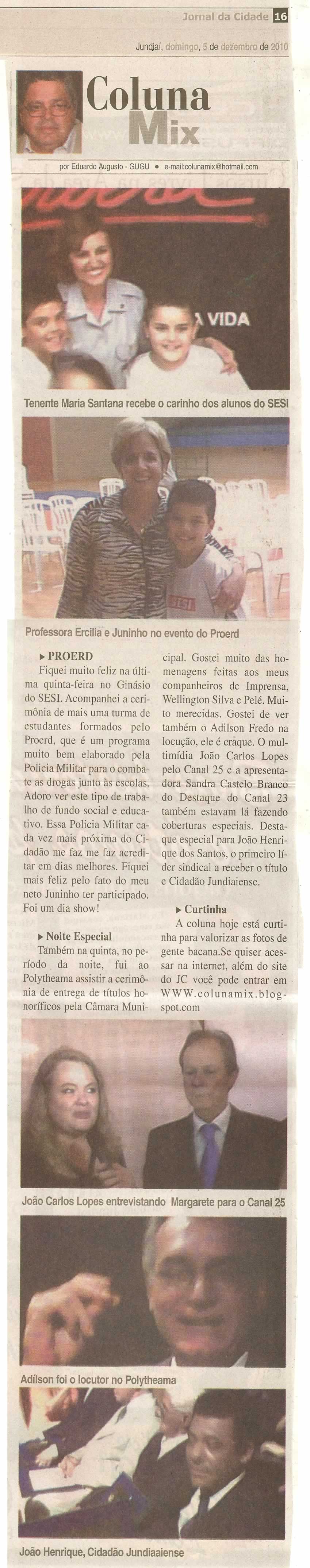 Jornal da Cidade - 05/12/2010