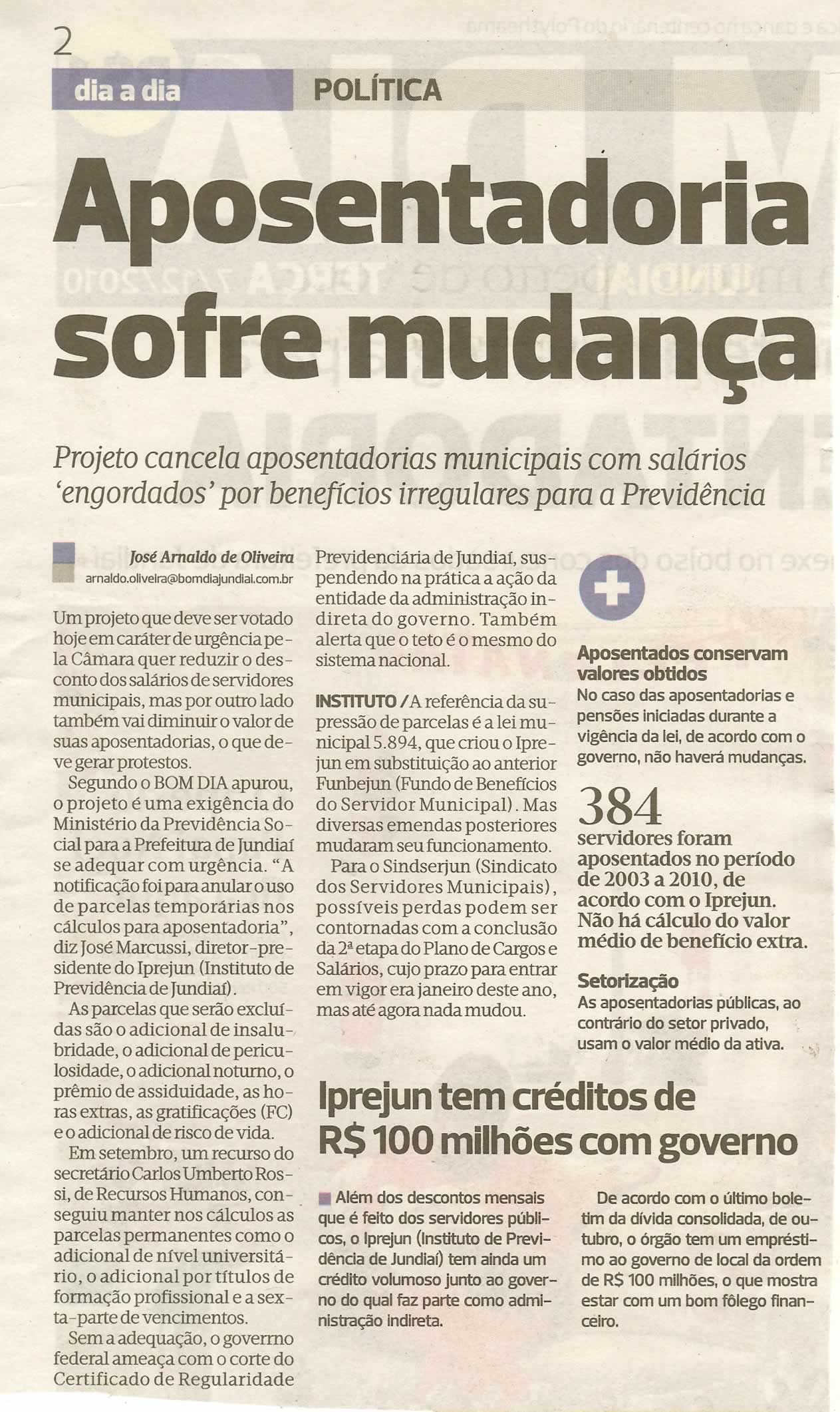 Bom Dia Jundiaí - 07/12/2010