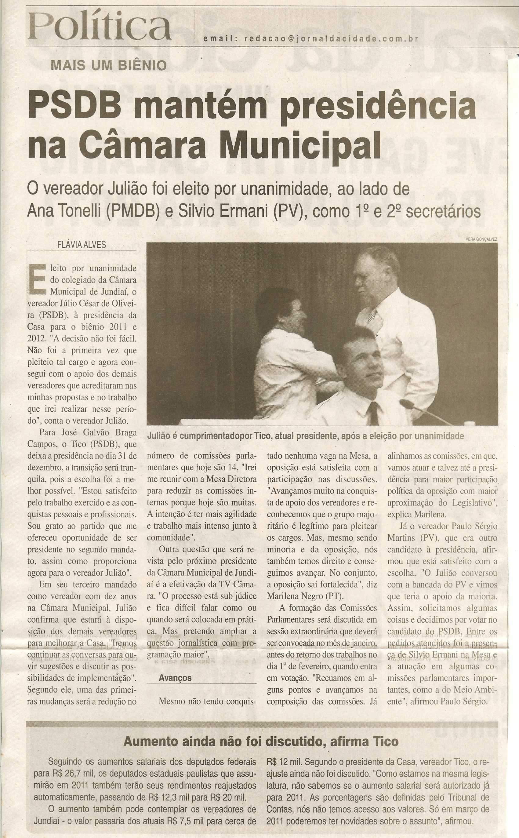 Jornal da Cidade - 22/12/2010