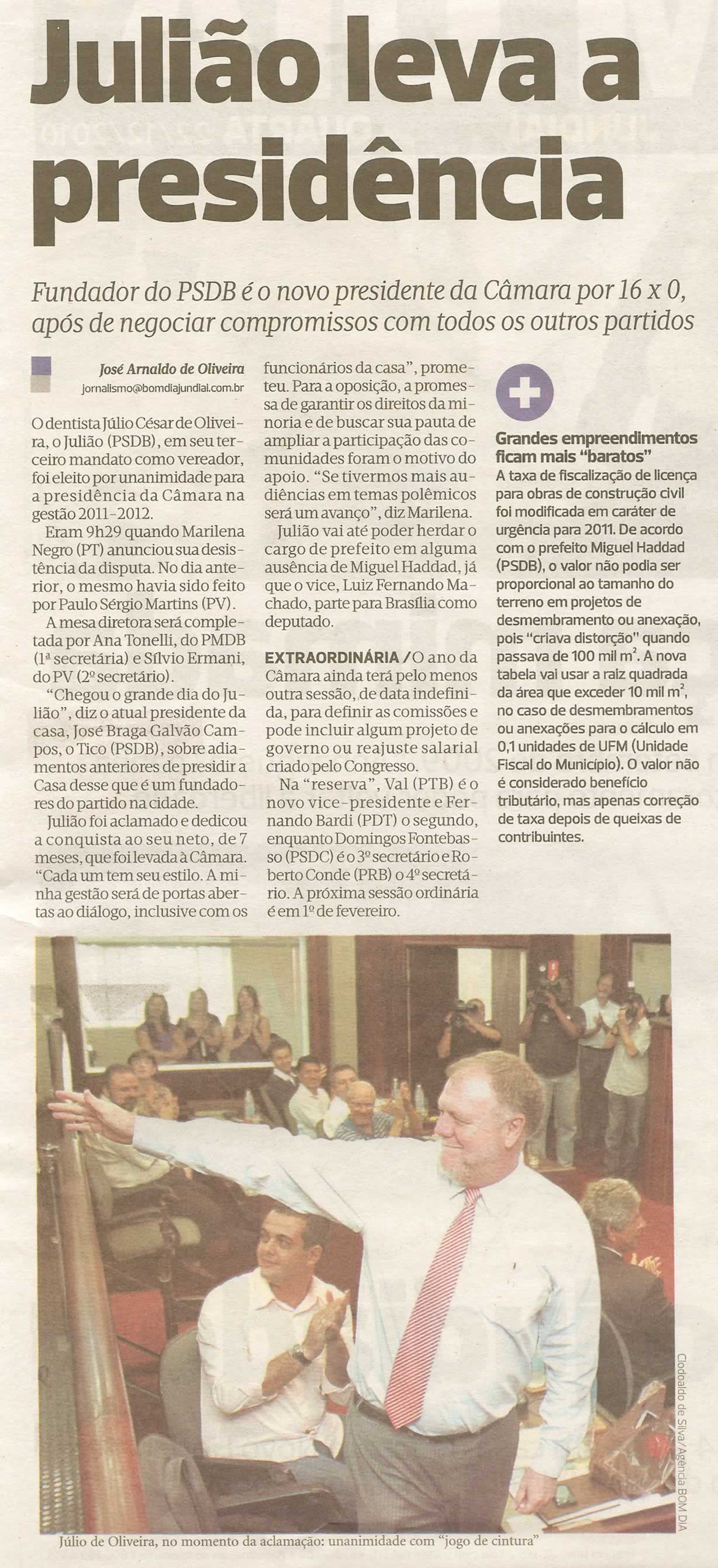 Bom Dia Jundiaí - 22/12/2010