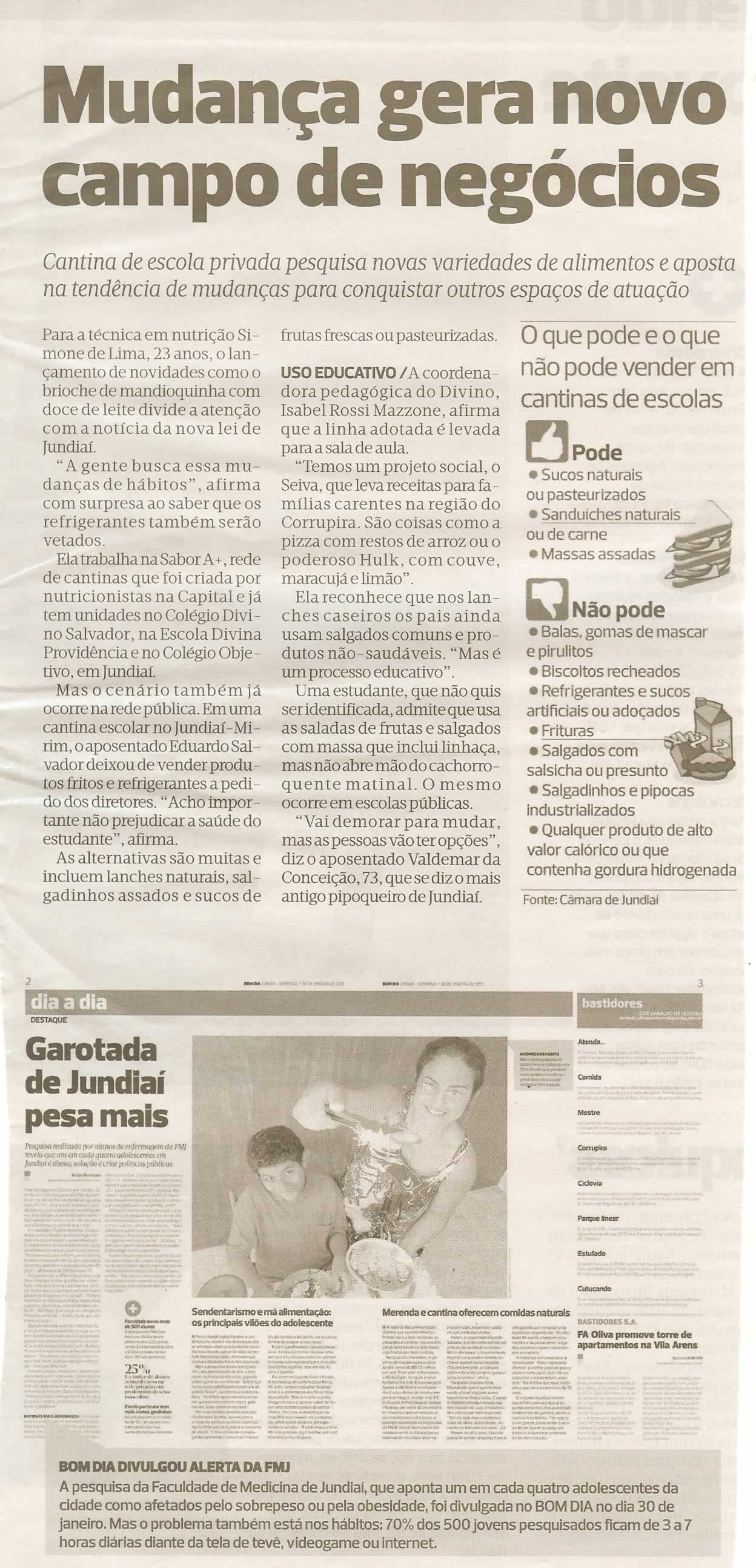 Bom Dia Jundiaí - 09/02/2011