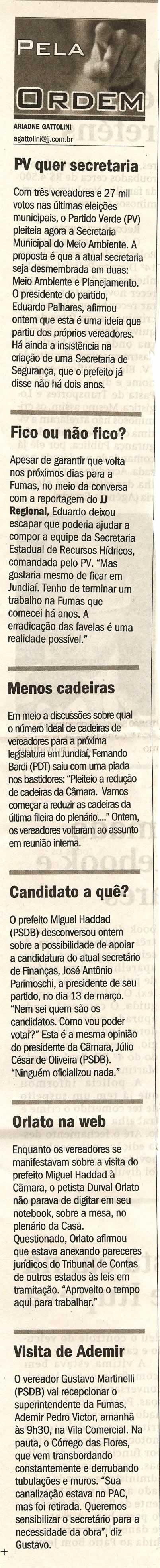Jornal de Jundiaí - 09/02/2011