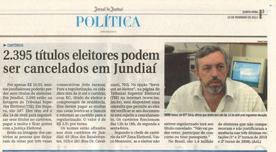Jornal de Jundiaí - 10/02/2011