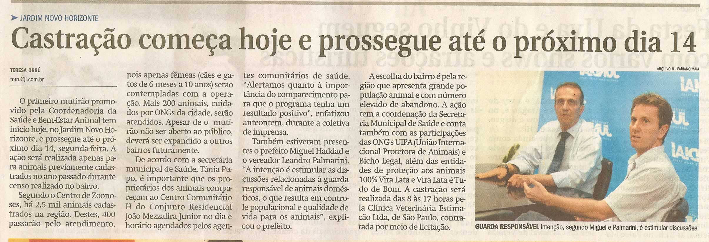 Jornal de Jundiaí - 11/02/2011