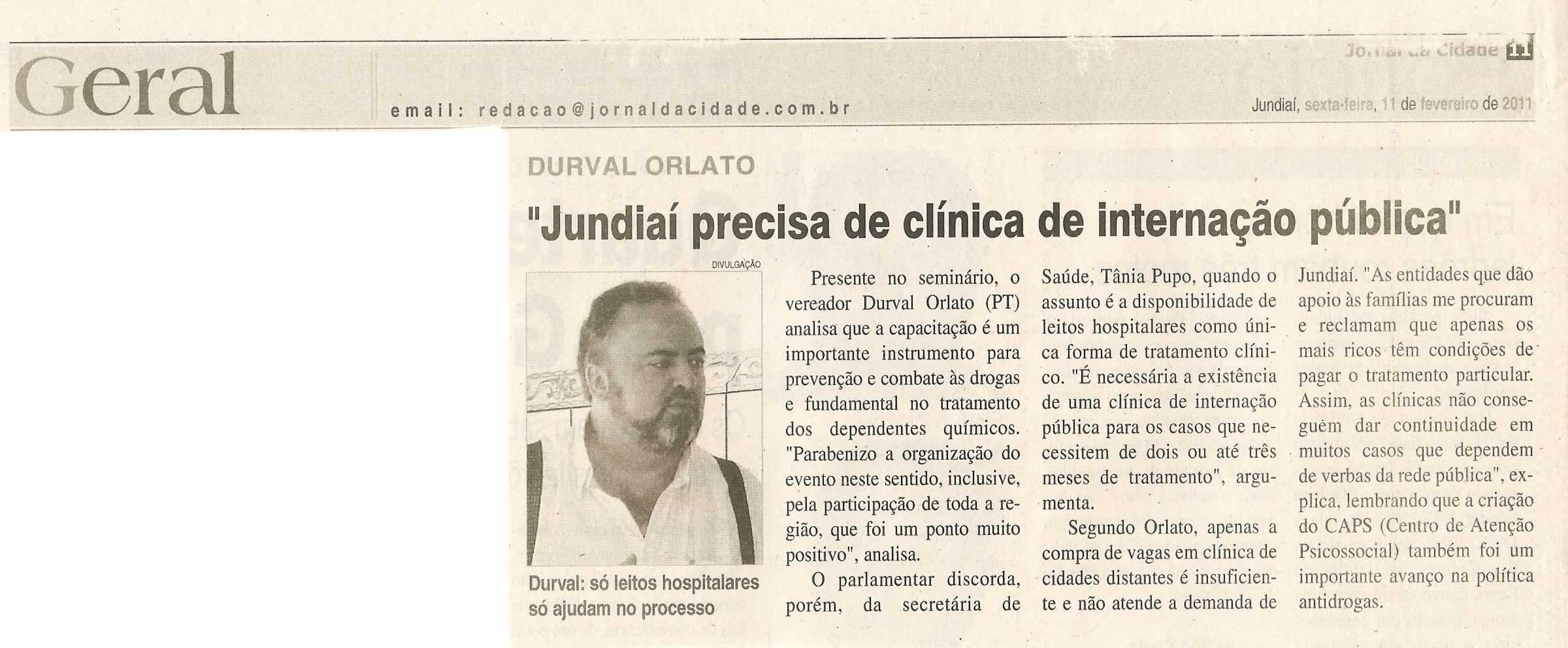 Jornal da Cidade - 11/02/2011
