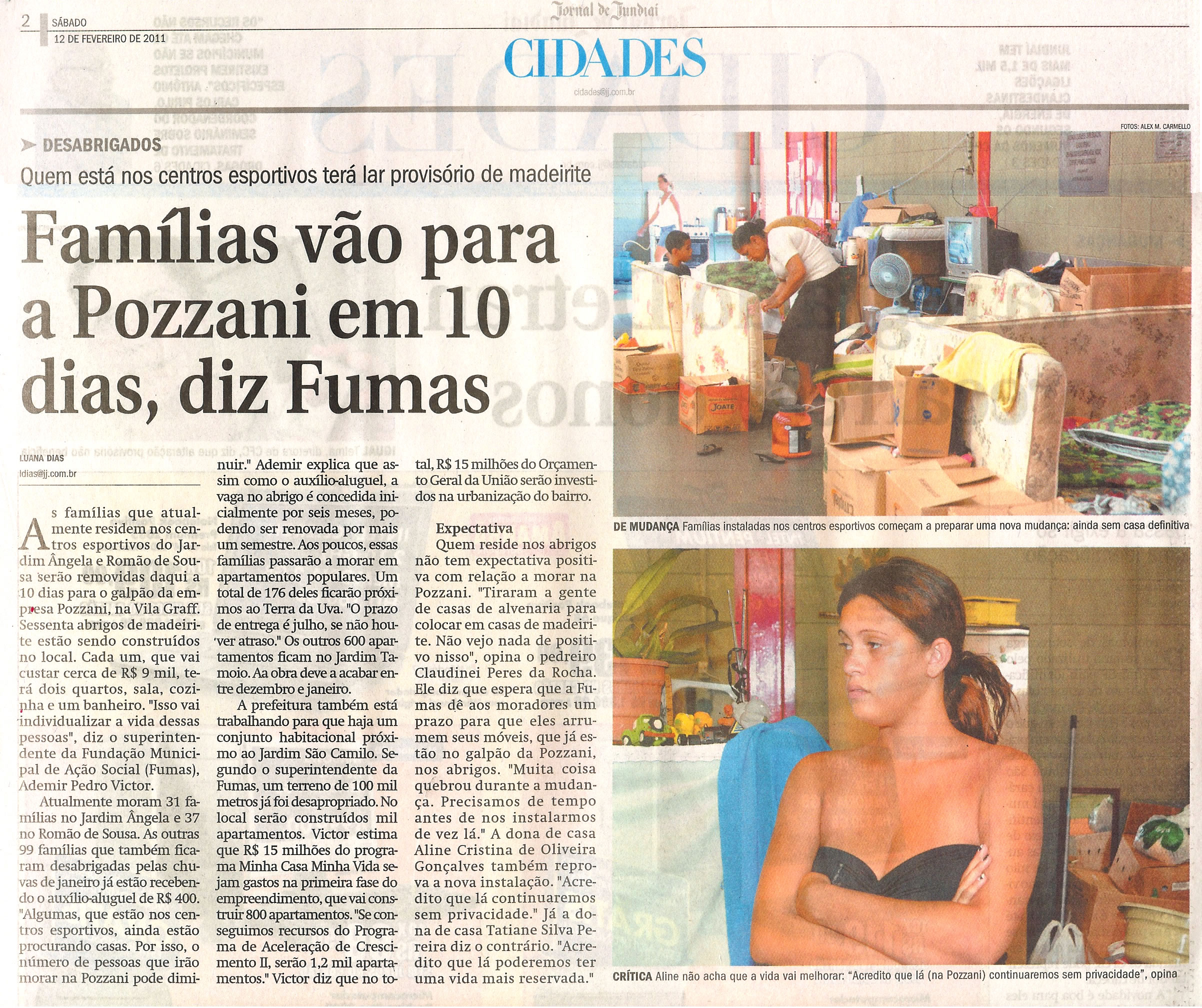 Jornal de Jundiaí - 12/02/2011