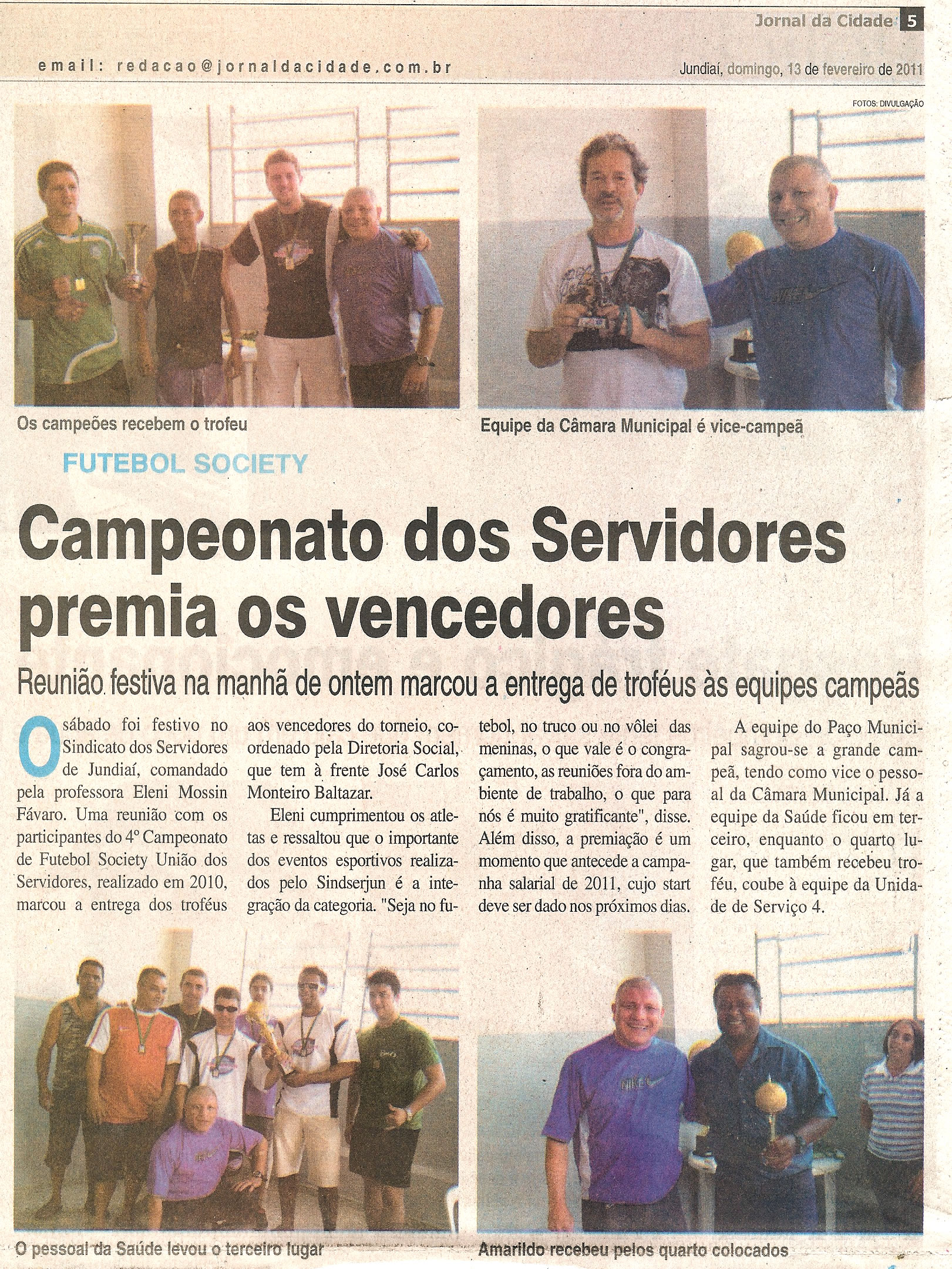 Jornal da Cidade - 13/02/2011