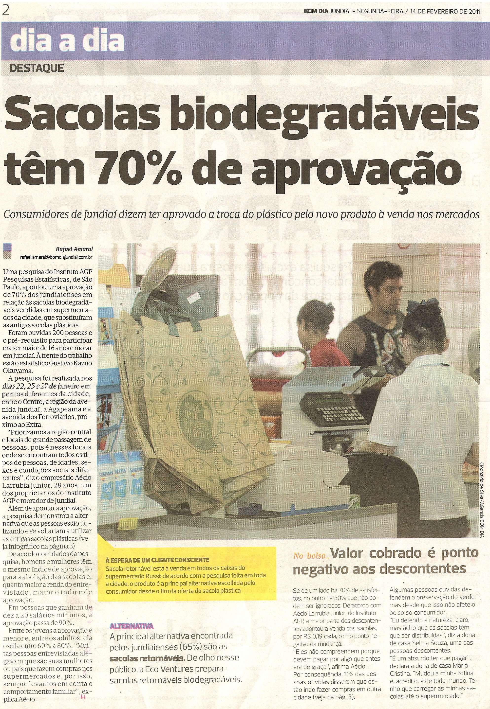 Bom Dia Jundiaí - 14/02/2011