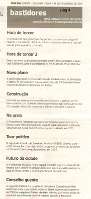 Bom Dia Jundiaí - 14/02/2011
