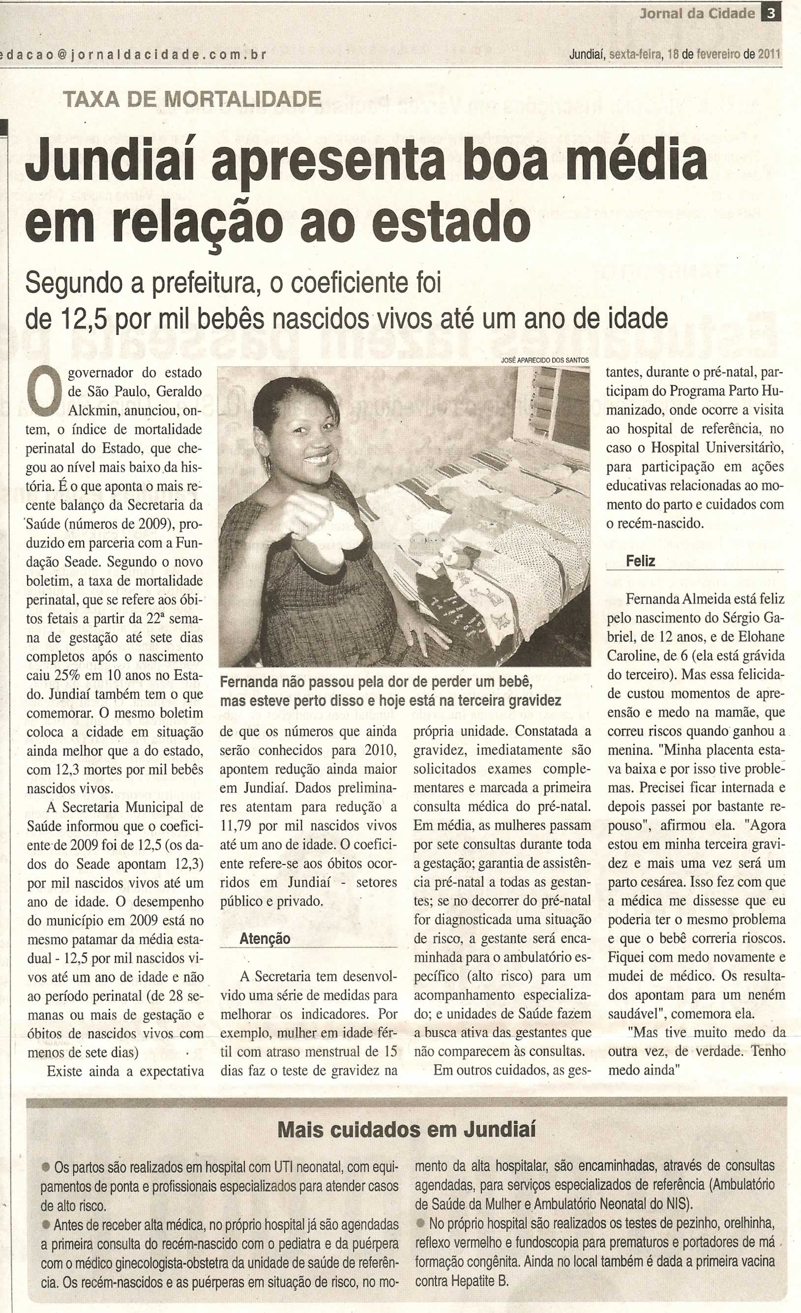 Jornal da Cidade - 18/02/2011