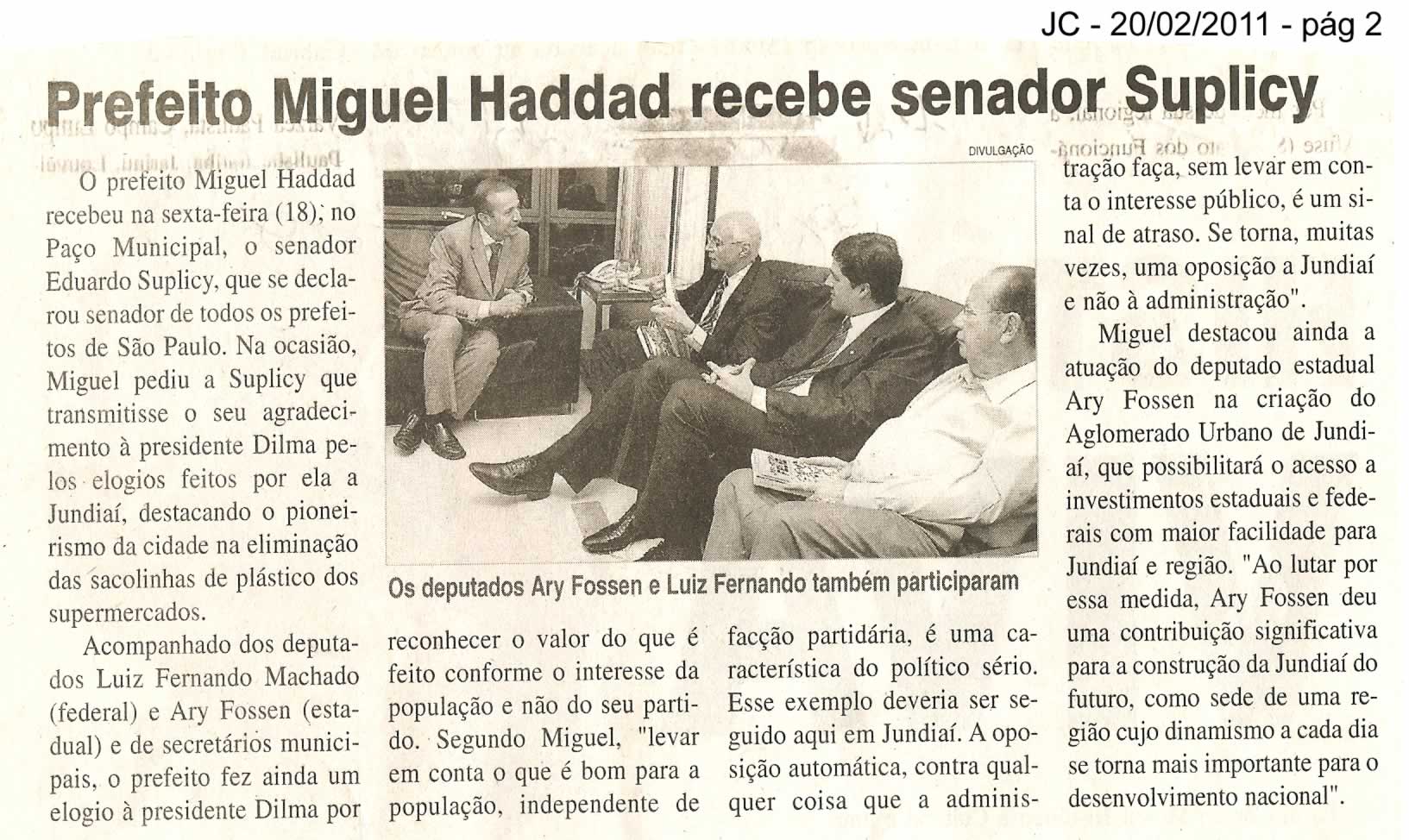 Jornal da Cidade - 20/02/2011
