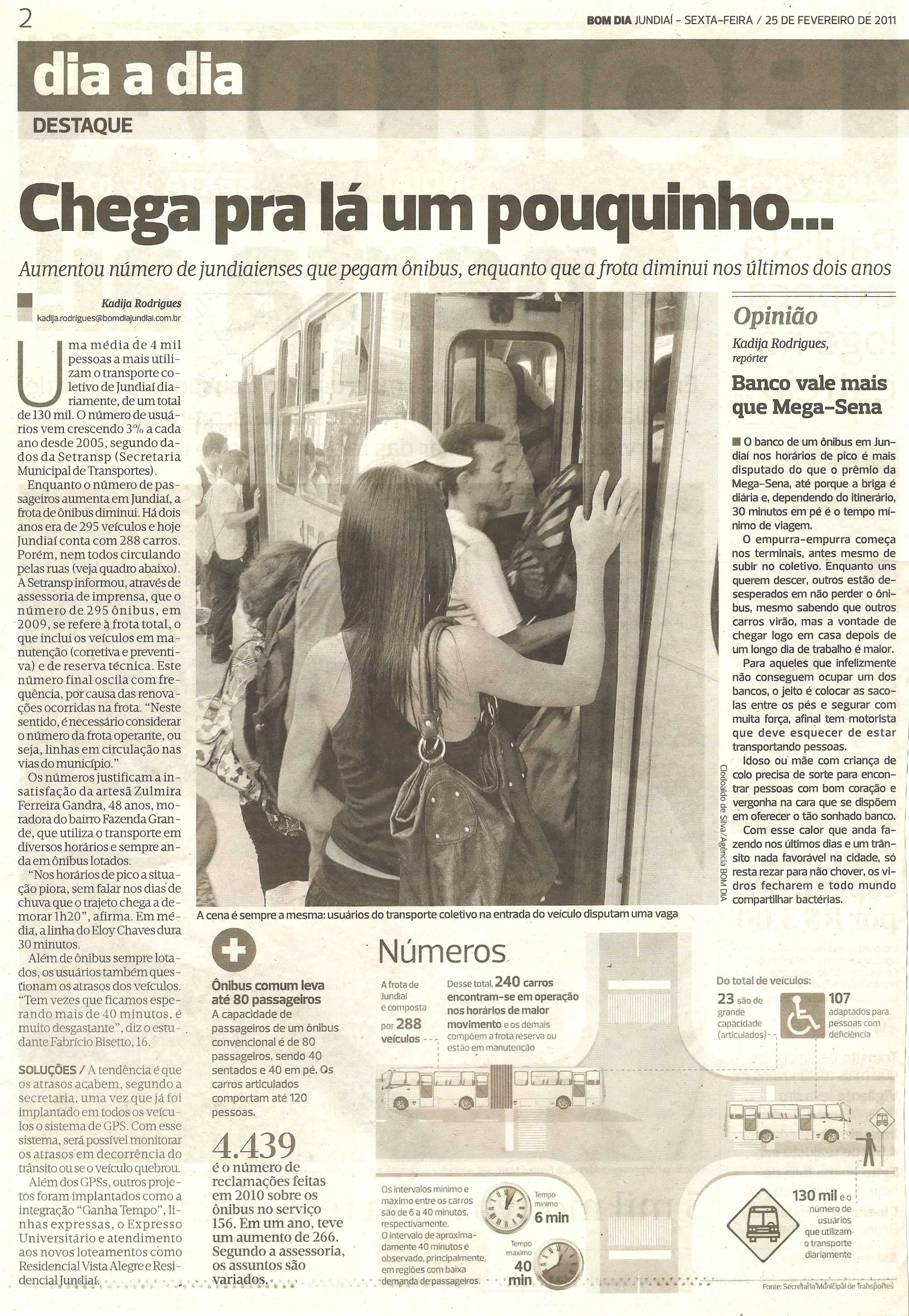 Bom Dia Jundiaí - 25/02/2011