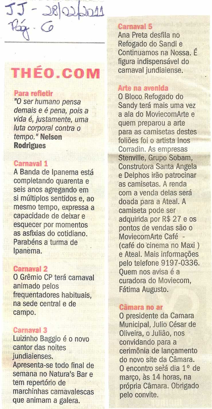 Jornal de Jundiaí - 28/02/2011