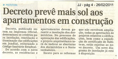 Jornal de Jundiaí - 26/02/2011