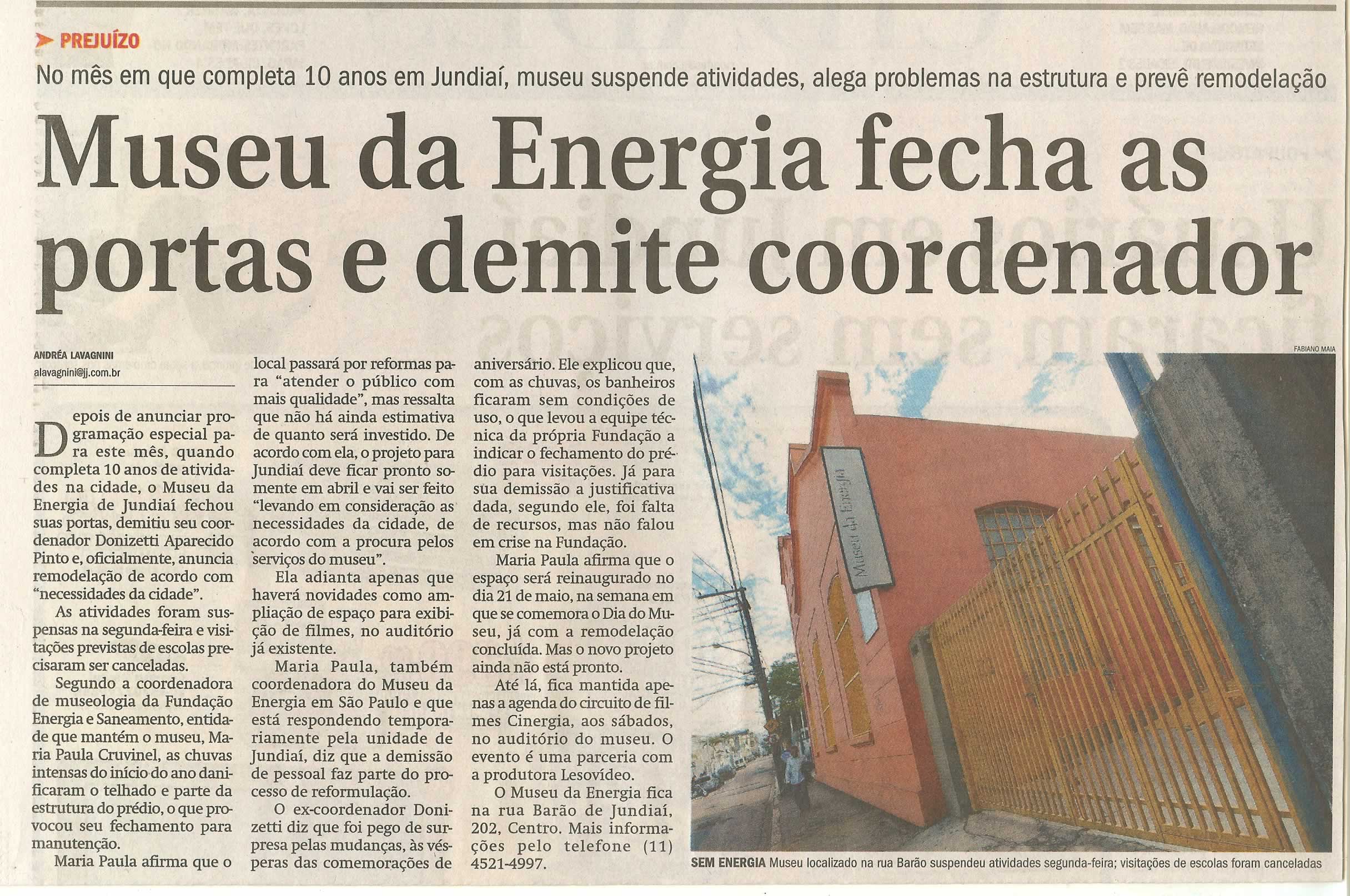 Jornal de Jundiaí - 16/03/2011