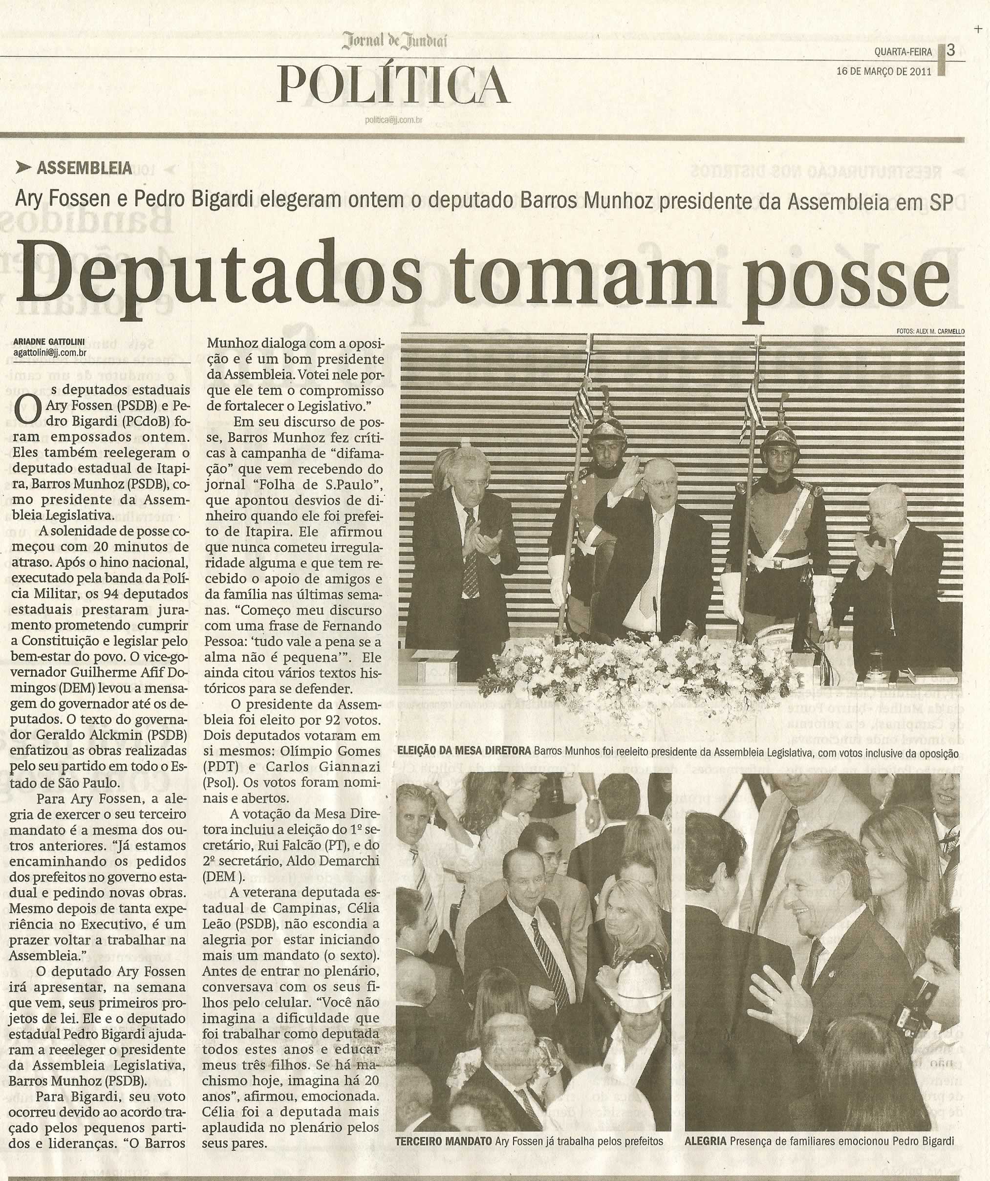 Jornal de Jundiaí - 16/03/2011