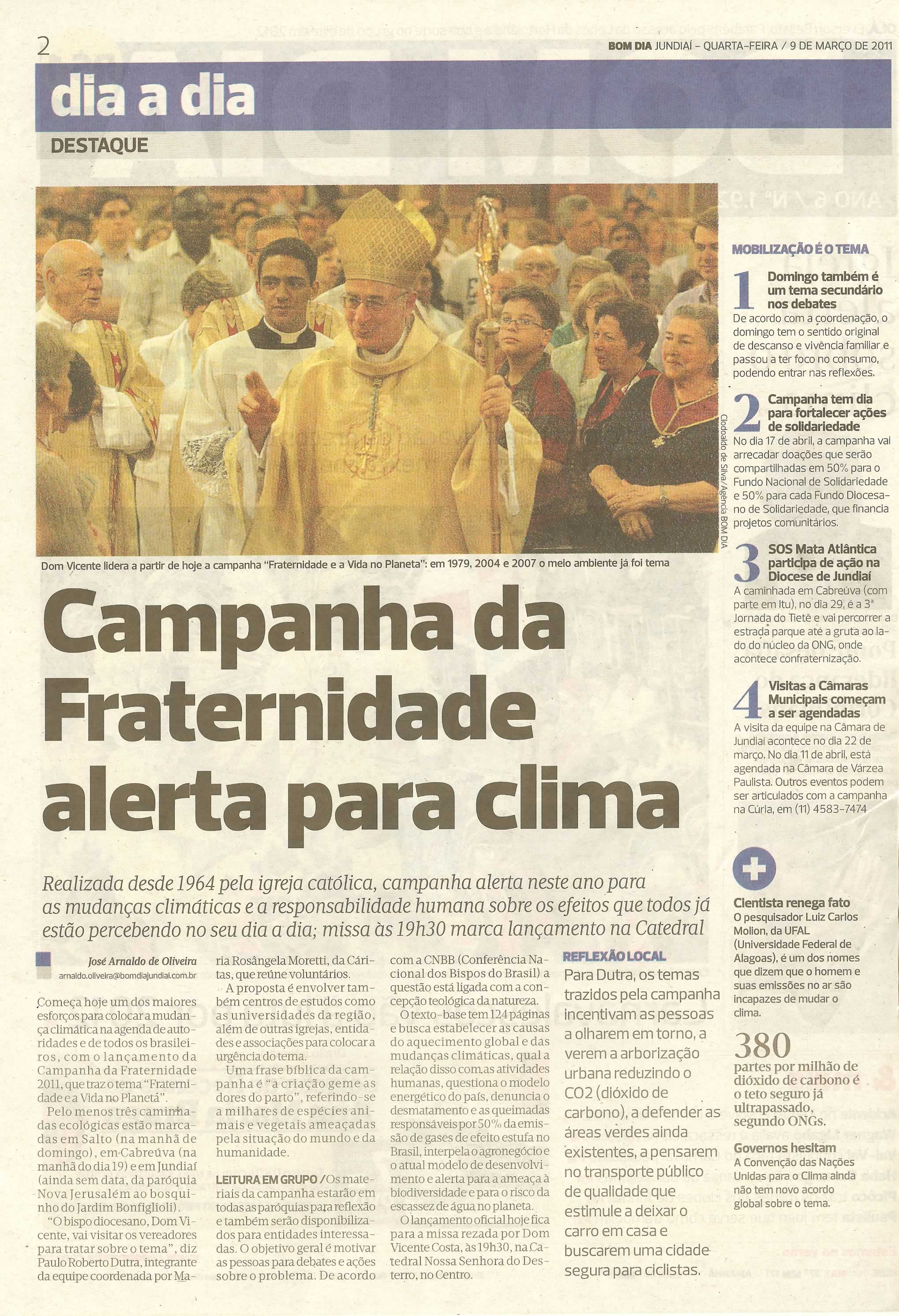 Bom Dia Jundiaí - 09/03/2011