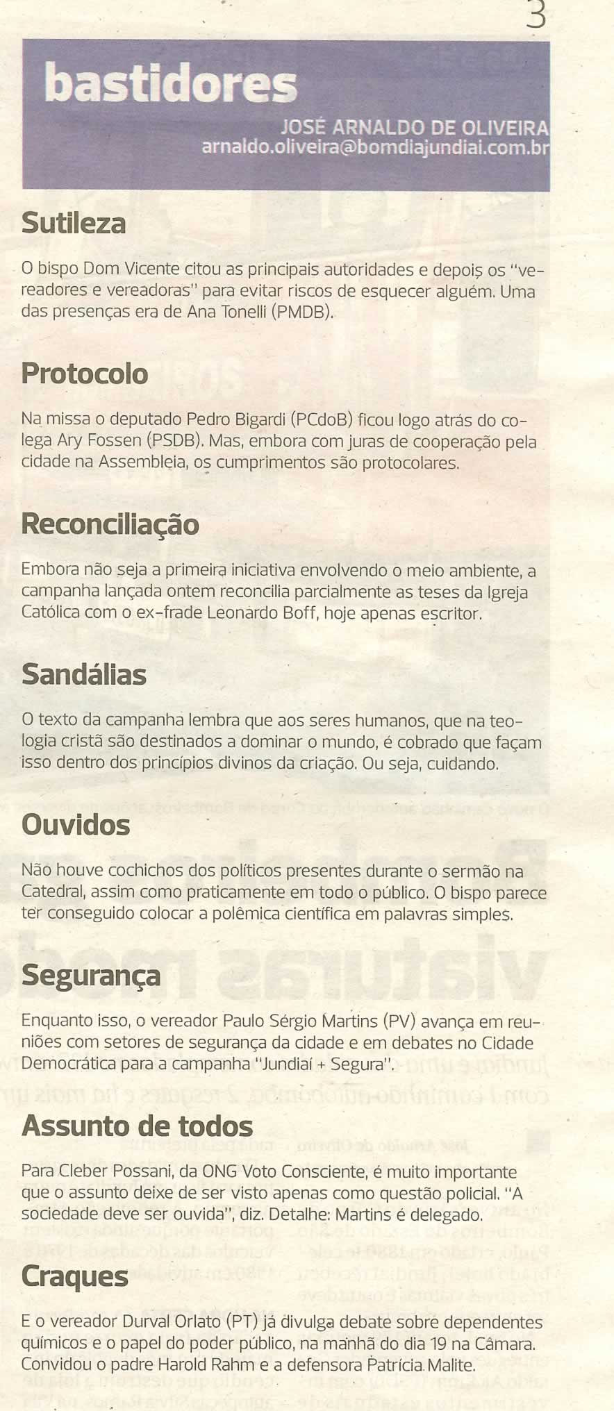 Bom Dia Jundiaí - 10/03/2011