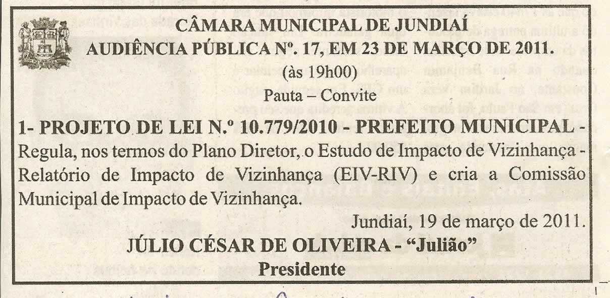 Jornal da Cidade - 19/03/2011
