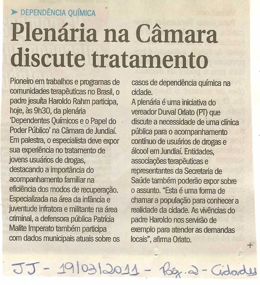 Jornal de Jundiaí - 19/03/2011