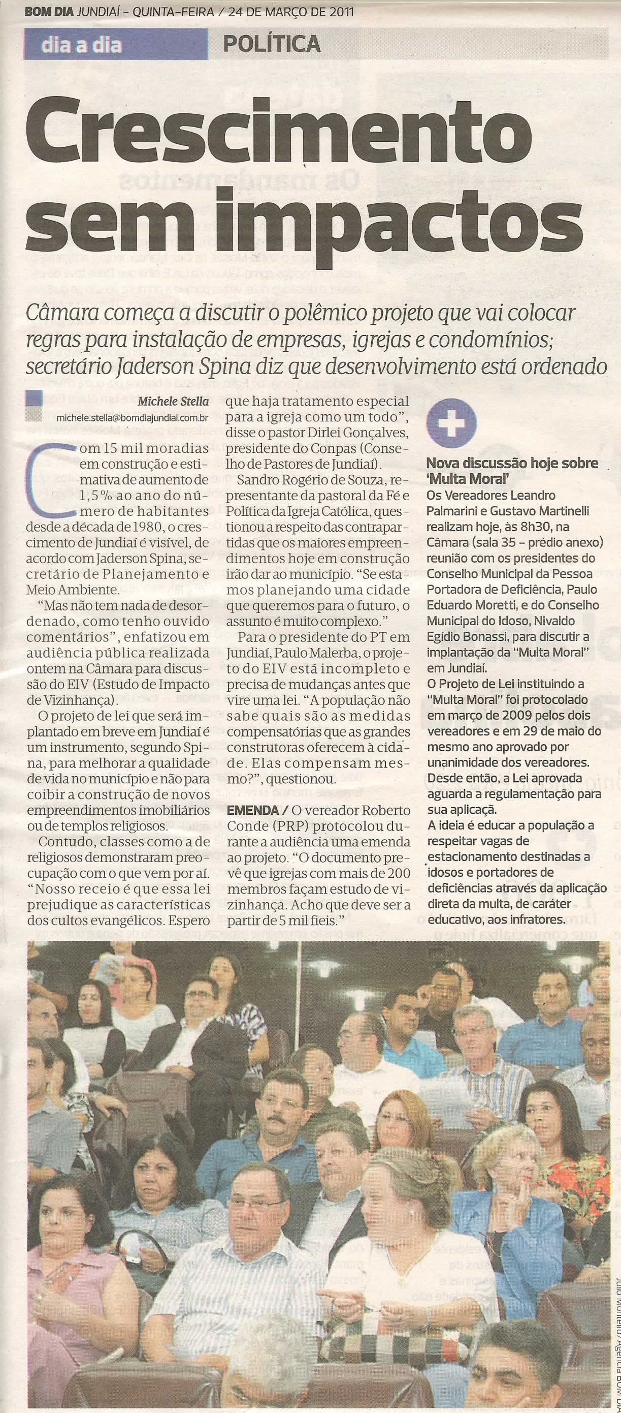 Bom Dia Jundiaí - 24/03/2011