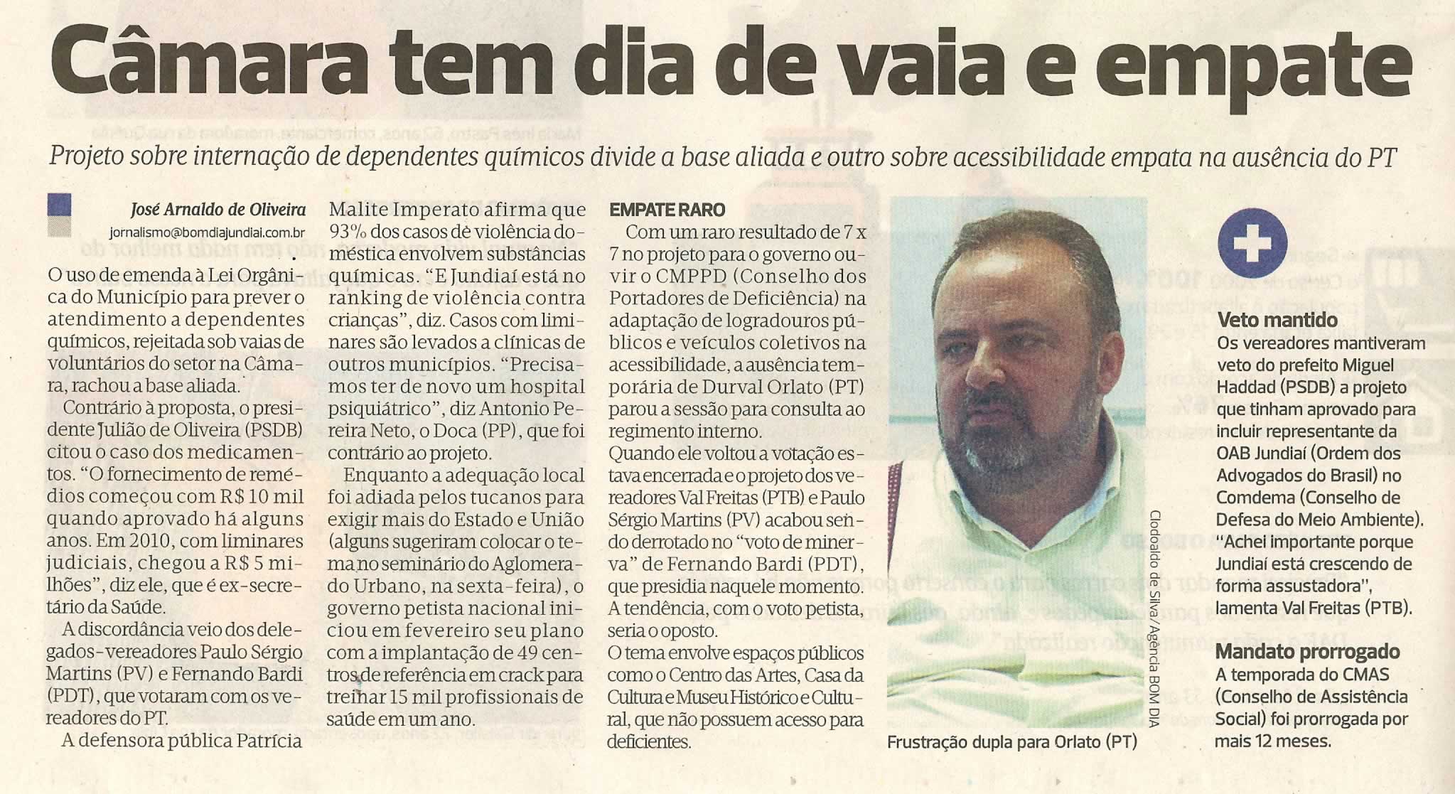 Bom Dia Jundiaí - 06/04/2011