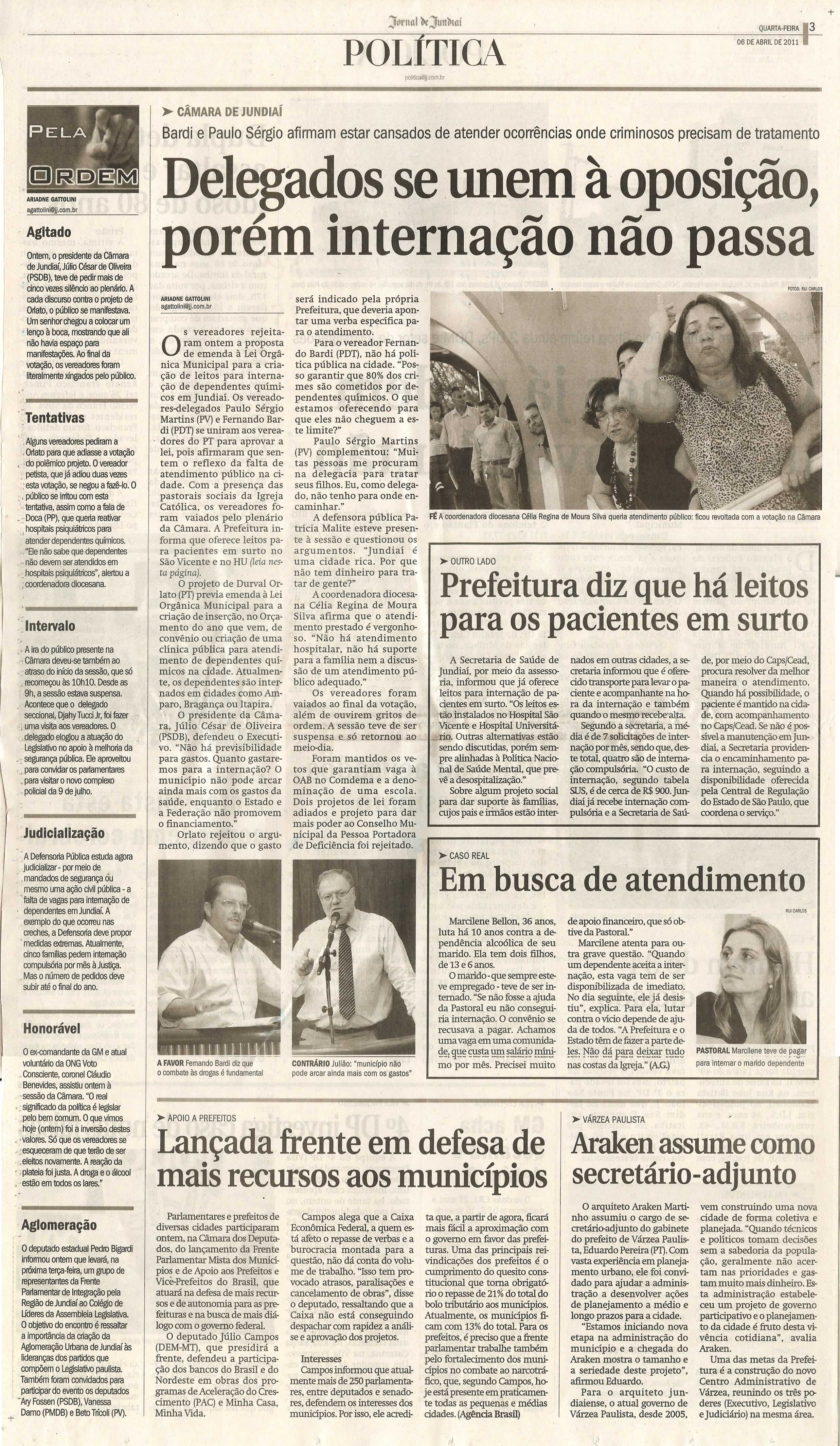 Jornal de Jundiaí - 06/04/2011