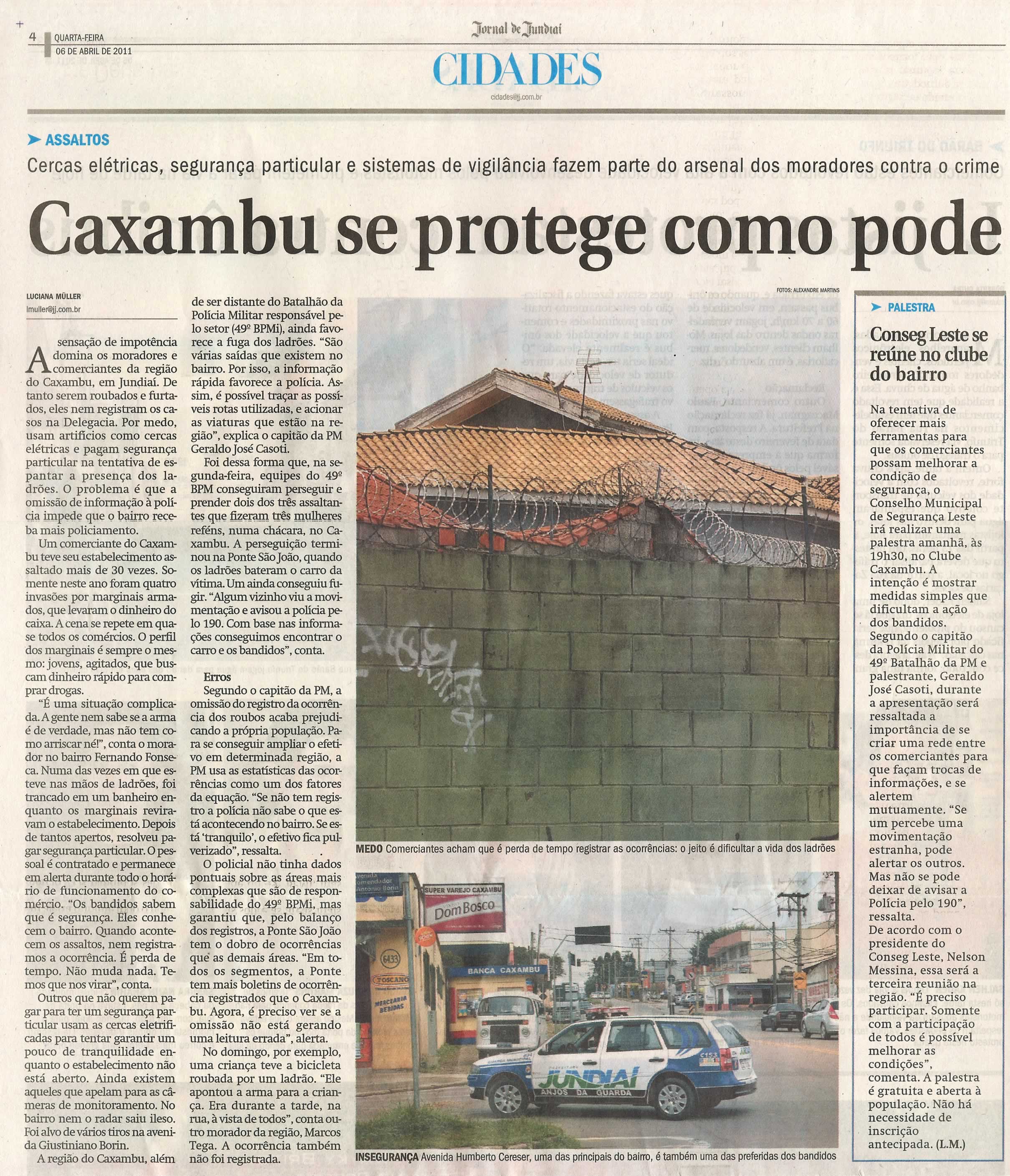 Jornal de Jundiaí - 06/04/2011