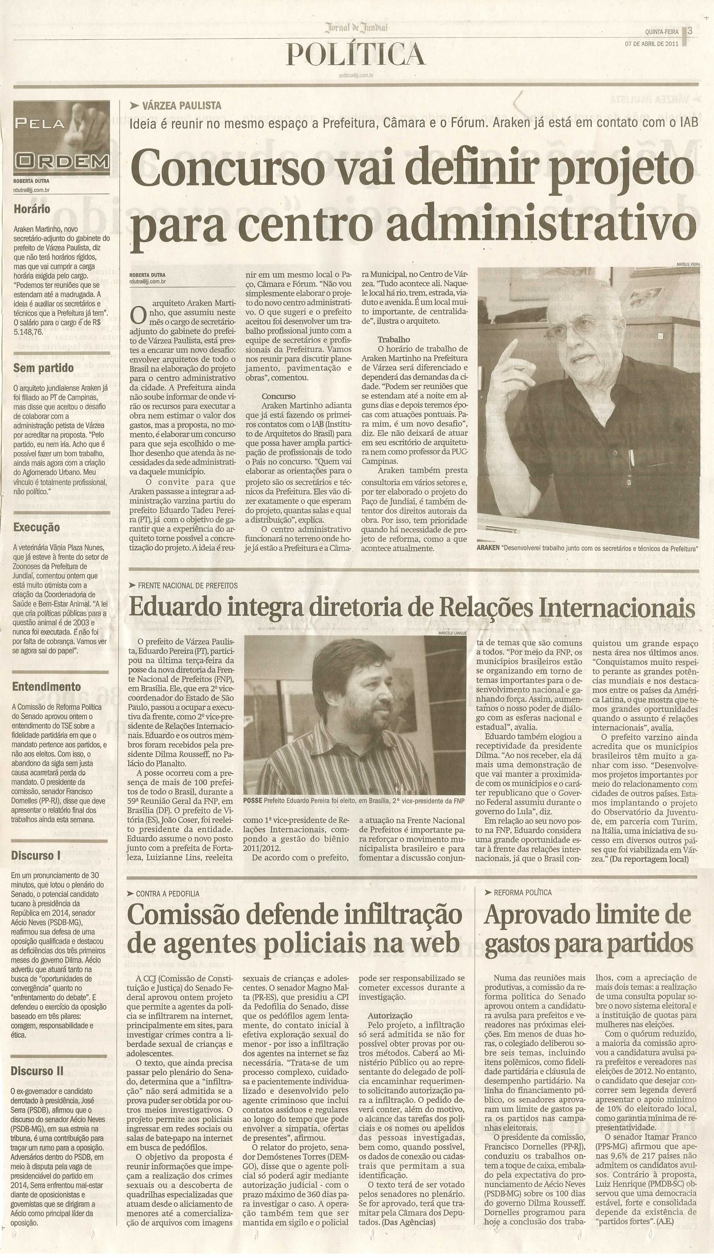Jornal de Jundiaí - 07/04/2011
