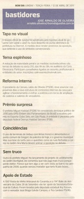Bom Dia Jundiaí - 12/04/2011