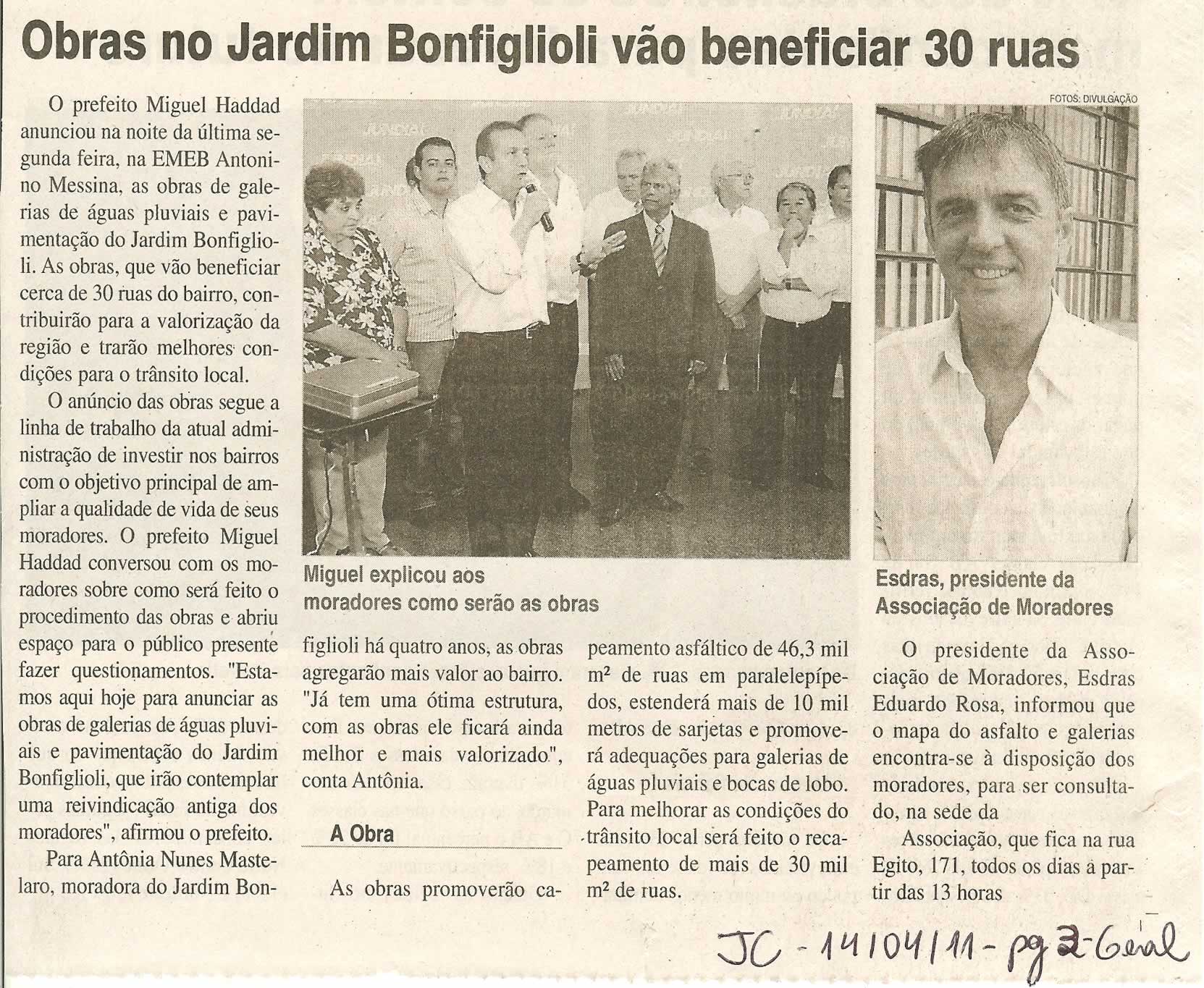 Jornal da Cidade - 14/04/2011