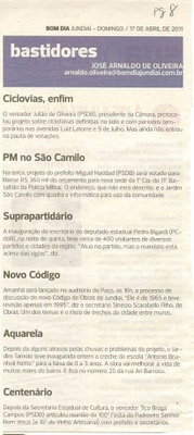 Bom Dia Jundiaí - 17/04/2011