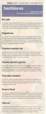 Bom Dia Jundiaí - 25/04/2011