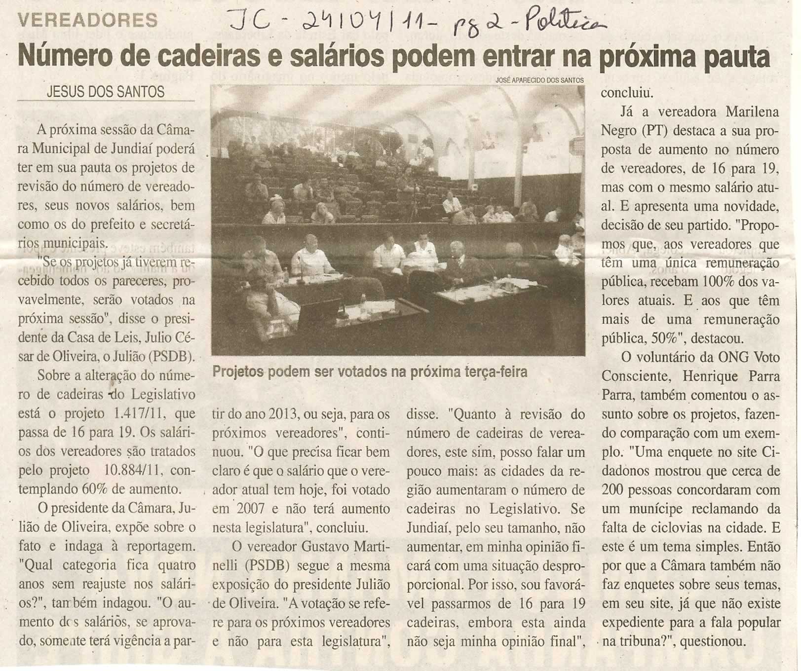 Jornal da Cidade - 24/04/2011