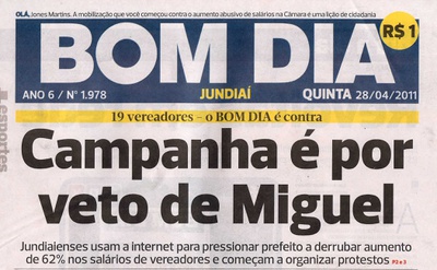 Bom Dia Jundiaí - 28/04/2011