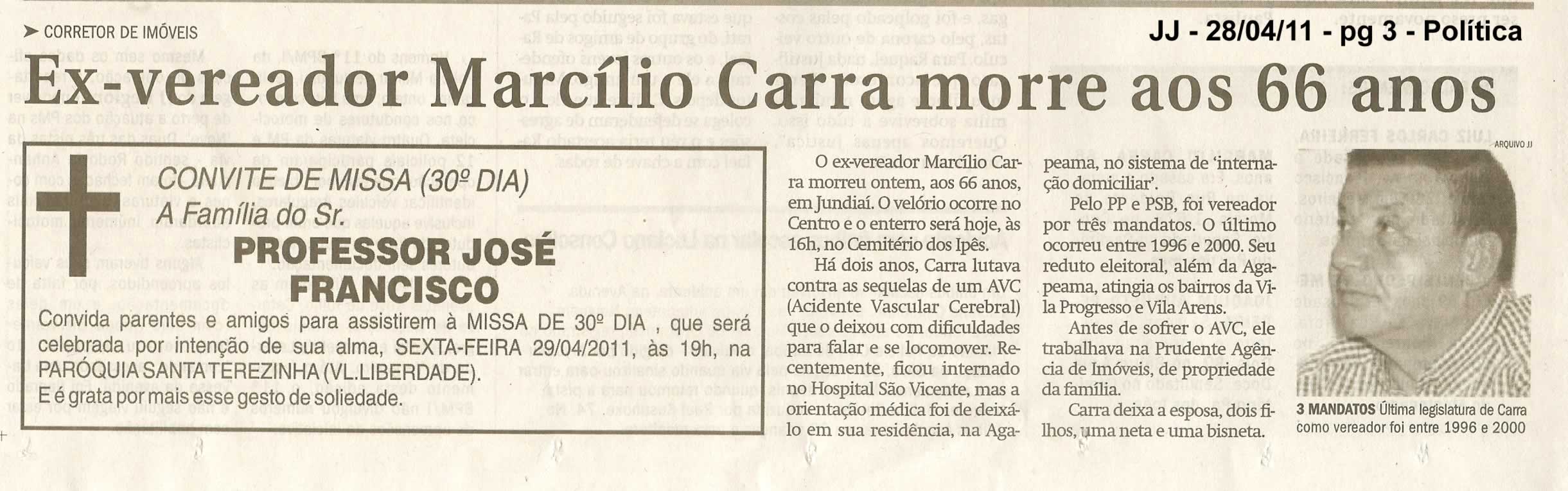 Jornal de Jundiaí - 28/04/2011