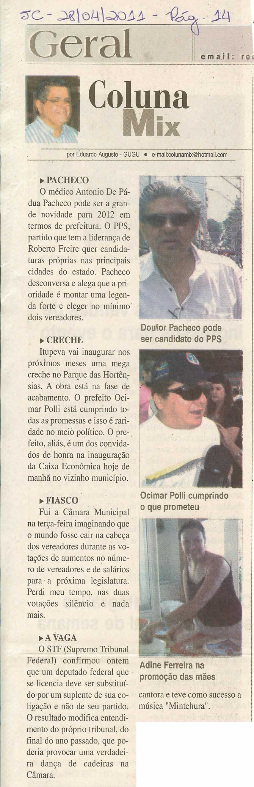 Jornal da Cidade - 28/04/2011
