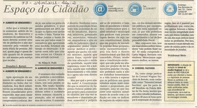 Jornal de Jundiaí - 29/04/2011