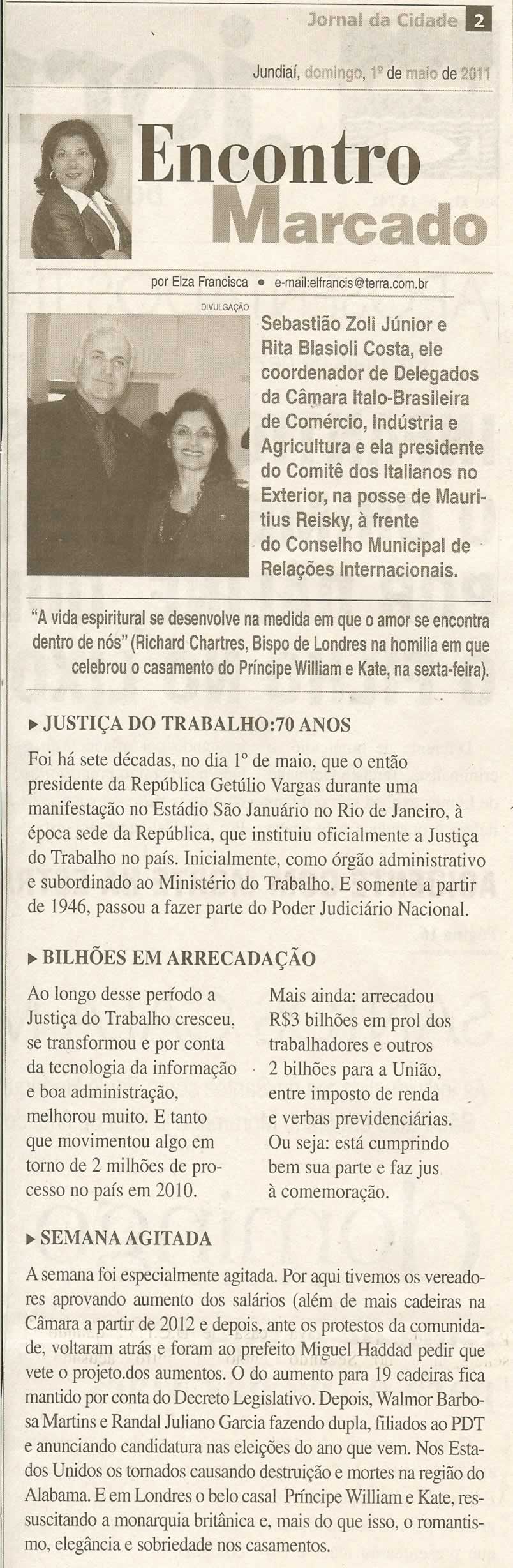 Jornal da Cidade - 01/05/2011