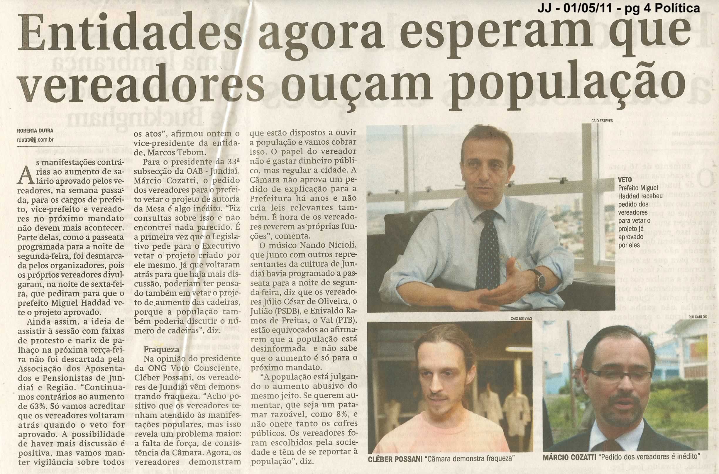 Jornal de Jundiaí - 01/05/2011