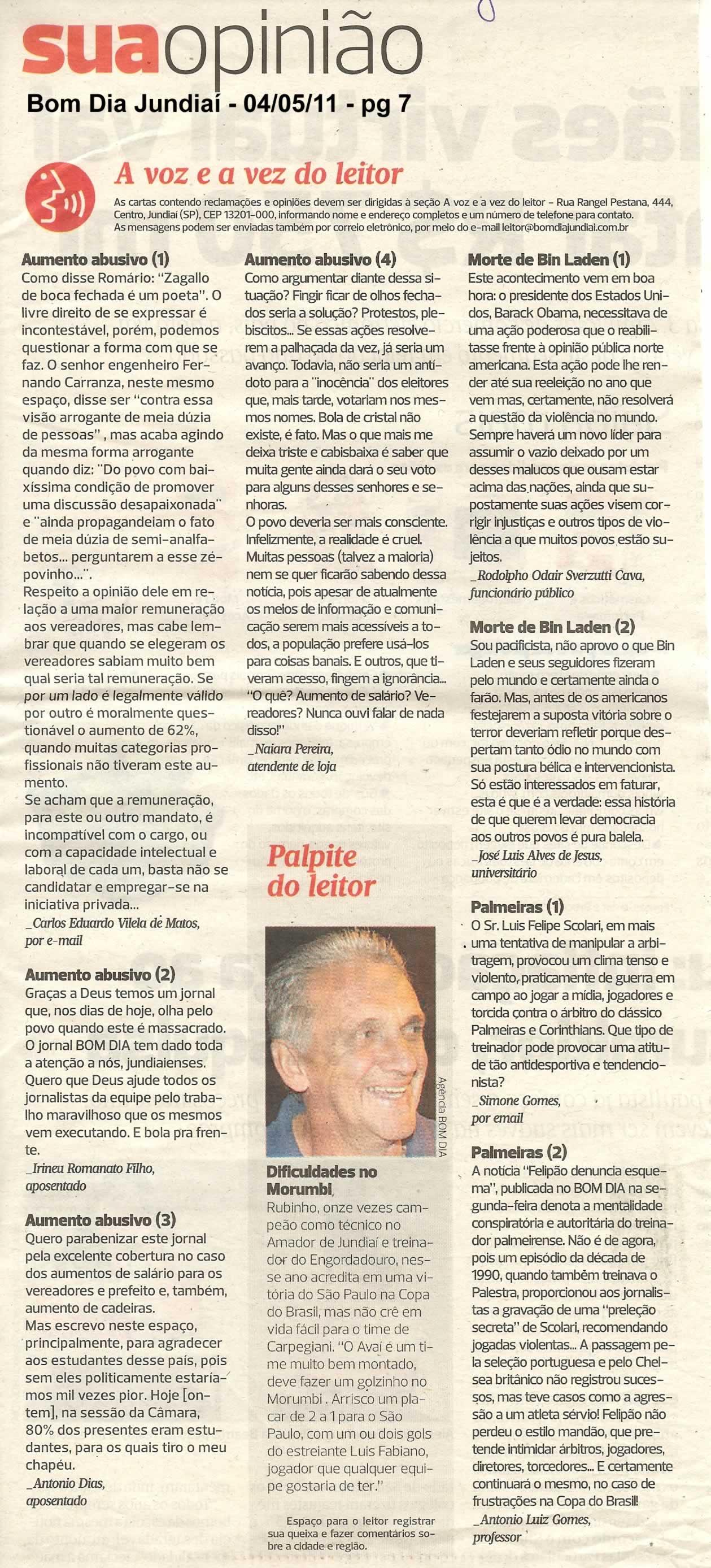 Bom Dia Jundiaí - 04/05/2011