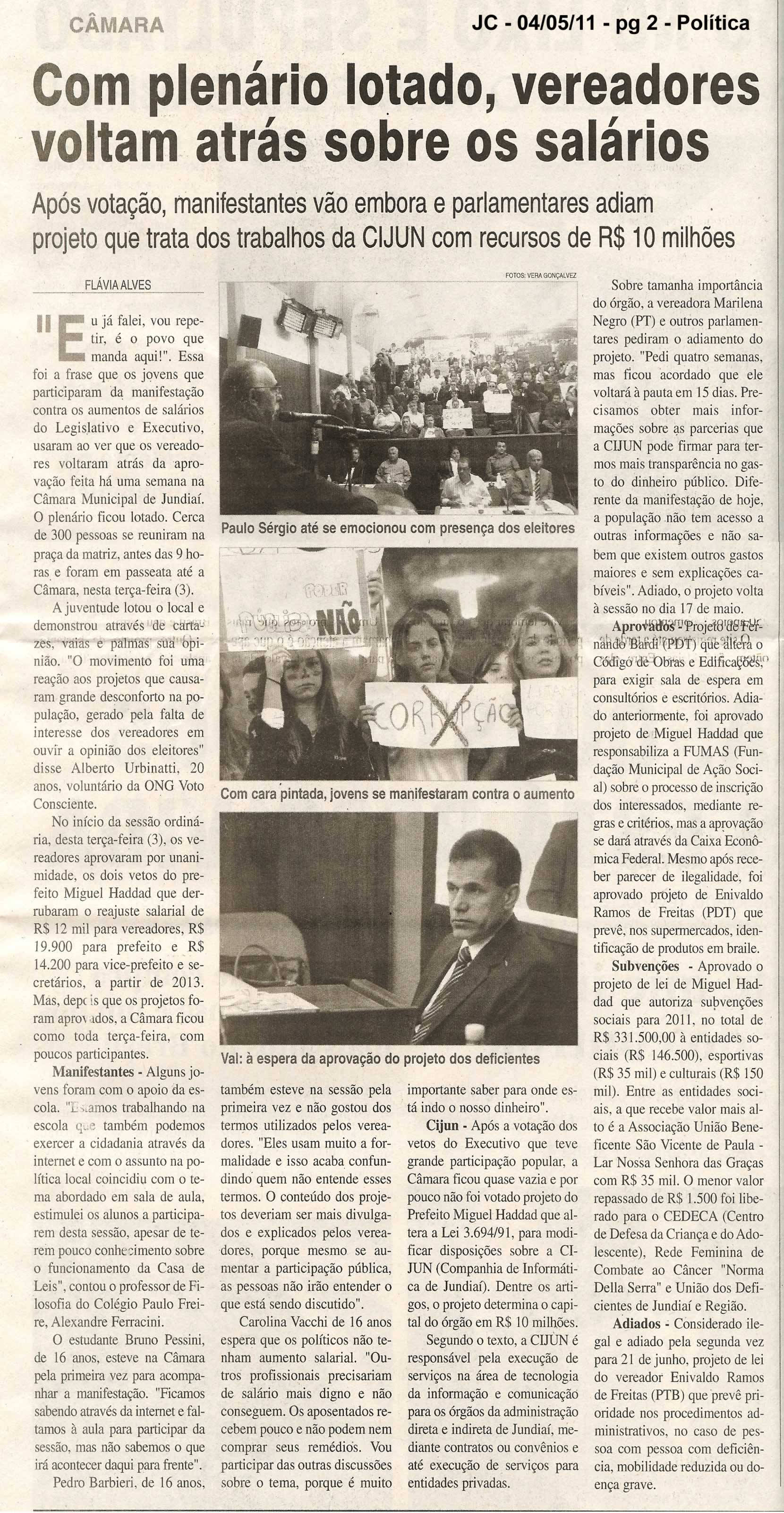 Jornal da Cidade - 04/05/2011
