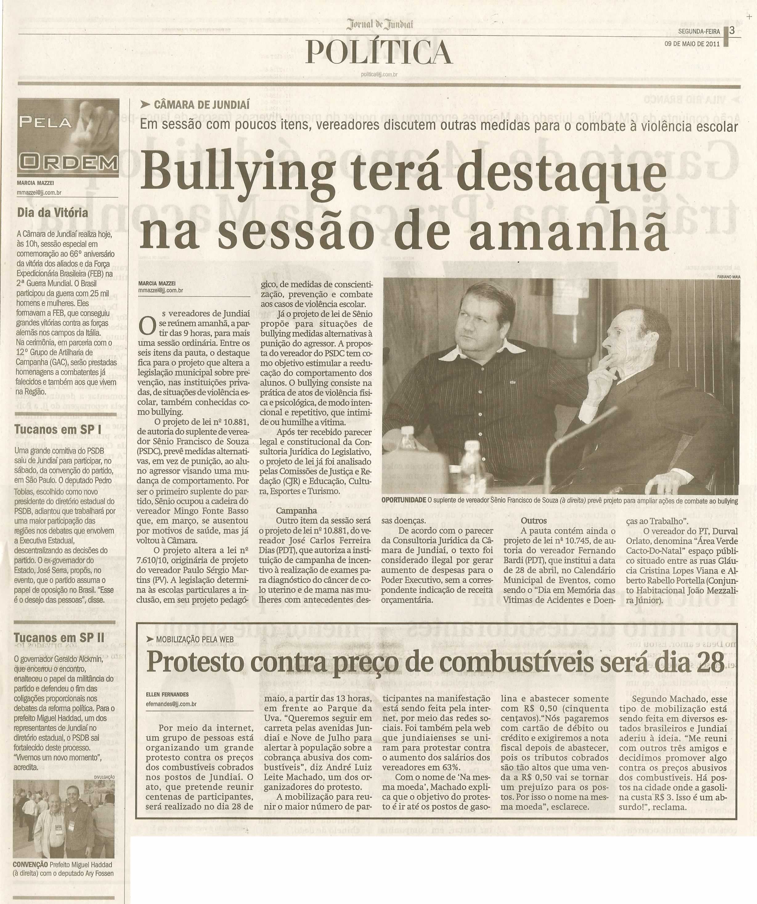 Jornal de Jundiaí - 09/05/2011