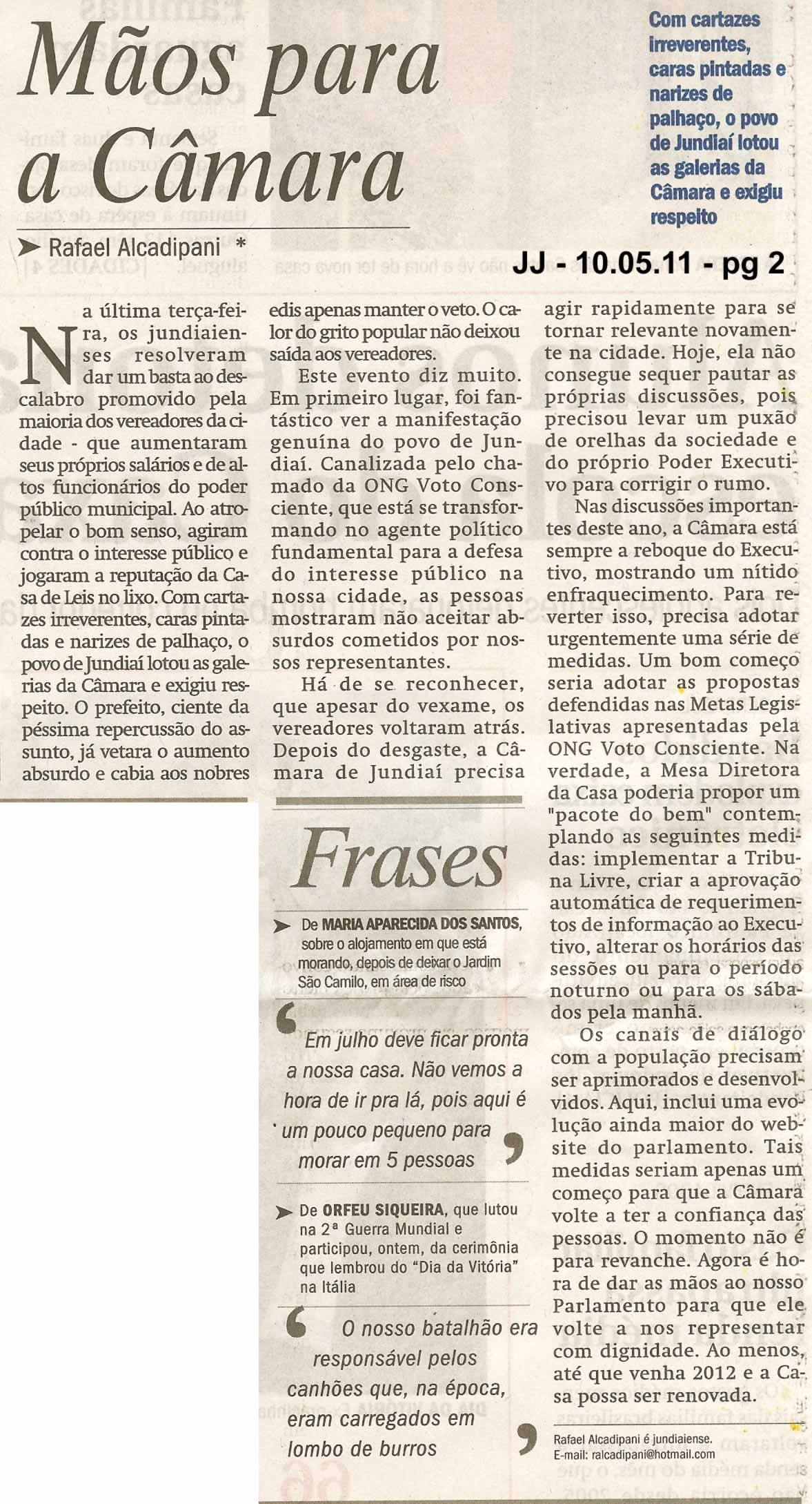 Jornal de Jundiaí - 10/05/2011