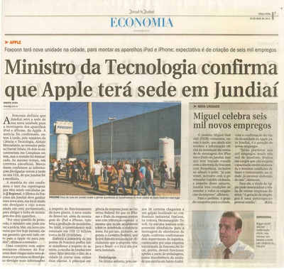 Jornal de Jundiaí - 10/05/2011