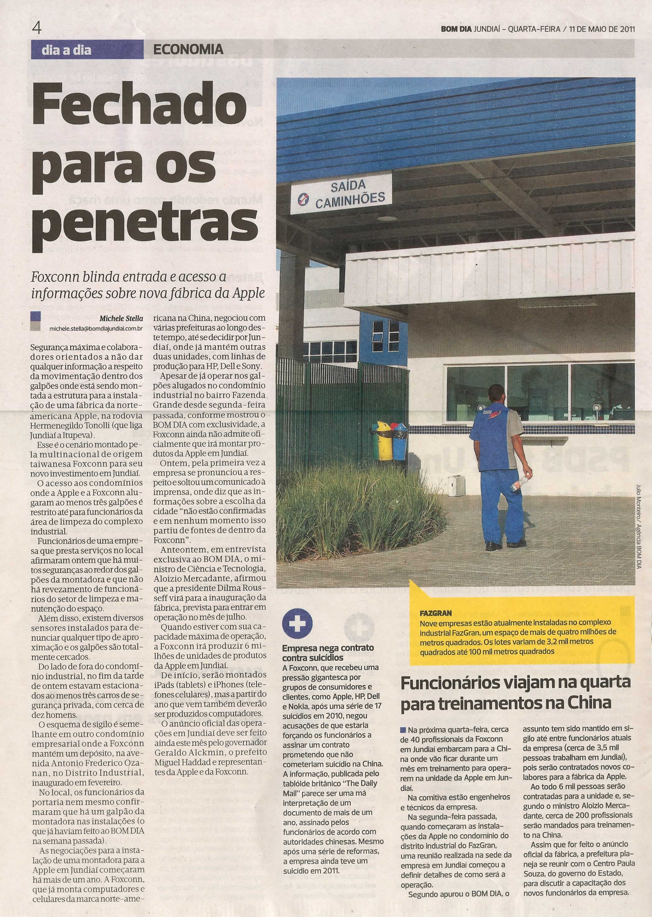 Bom Dia Jundiaí - 11/05/2011